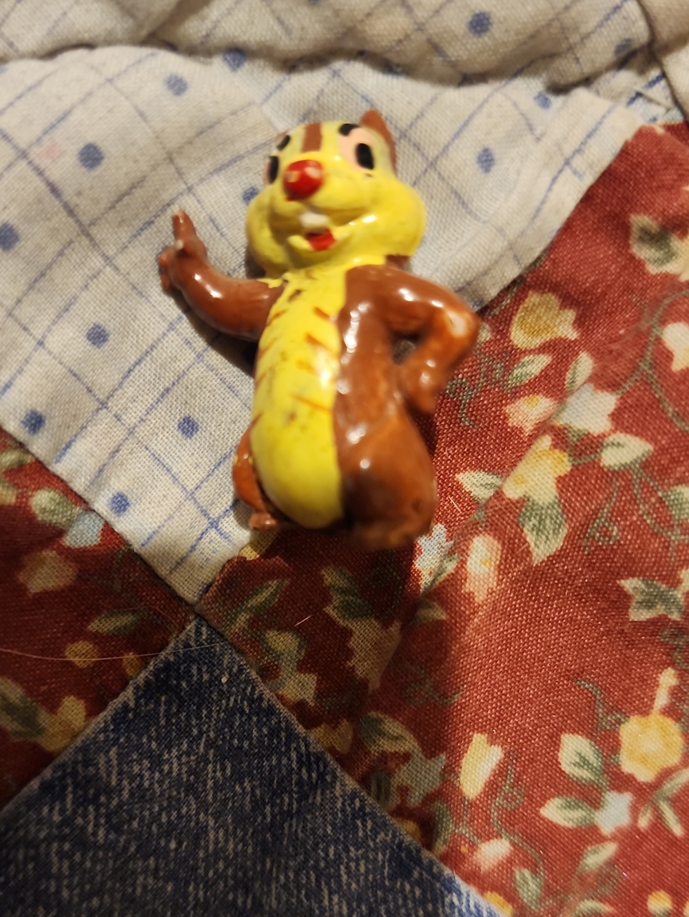 Vintage 1960s Marx Disneykins Chip N Dale Chip Figure